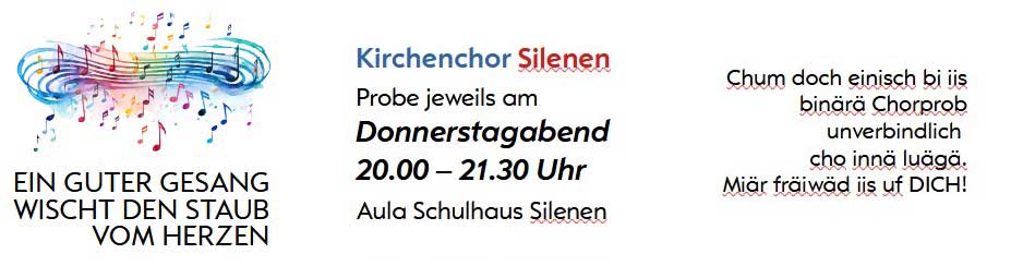 Kirchenchor Silenen Flyer 2024